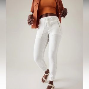 Athleta Cabo Linen Jogger